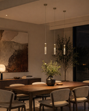 Lámpara De Techo Colgante Decorativa LED 6W Acabado Dorado.