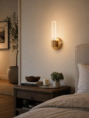 Lámpara Pared Decorativa LED 3W Acabado Dorado