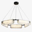 Lámpara Colgante Decorativa Con Luz Led 80W Acabado Negro.
