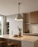 Lámpara de Techo Colgante Decorativa 1xE27–20W Acabado Plateado.