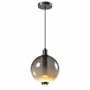 Lámpara De Techo Colgante Decorativa Led 9W 3000K 100-240V Acabado Gris Ahumado.