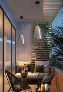 LÁMPARA DE TECHO COLGANTE DECORATIVA LED 16W, TONALIDAD DE 3000K, 110-240V, 50-60HZ, GRADO DE PROTECCION IP20, ACABADO SMOKE.