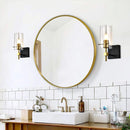 LÁMPARA DE PARED DECORATIVA 1XE12-40W, 110-240V, 50-60HZ, GRADO DE PROTECCION IP20, ACABADO NEGRO.