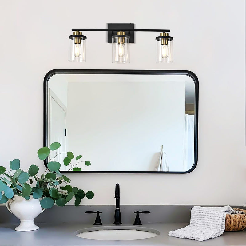 LÁMPARA DE PARED DECORATIVA 3XE27-40W, 110-240V, 50-60HZ, GRADO DE PROTECCION IP20, ACABADO NEGRO