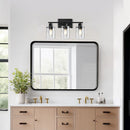 LÁMPARA DE PARED DECORATIVA 3XE27-40W, 110-240V, 50-60HZ, GRADO DE PROTECCION IP20, ACABADO NEGRO.