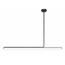 Lámpara Colgante Decorativa Con Luz Led 23W Acabado Black/ Metal Acrílico