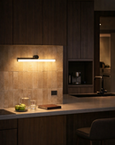 Lámpara De Pared Decorativa Con Luz Led 17W Acabado Black/ Metal Acrílico.