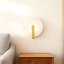 LÁMPARA DE PARED DECORATIVA ALABASTRO LED 5W, TONALIDAD DE 3000K, 110-240V, 50-60HZ, GRADO DE PROTECCION IP20, ACABADO DORADO.