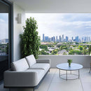 LÁMPARA DE PARED EXTERIOR DECORATIVA ILUMINACION UP&DOWN 2XE27-75W - PAR30, 100-240V, 50-60HZ , GRADO DE PROTECCION IP54, ACABADO GRIS.