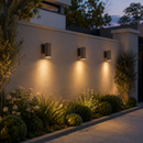 Lámpara De Pared Exterior Decorativa 1Xe27-75W - Par30 Acabado Bronce/Die Cast Aluminium.
