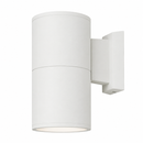 Lámpara De Pared Exterior Decorativa 1Xe27-75W - Par30 Acabado White/Die Cast Aluminium