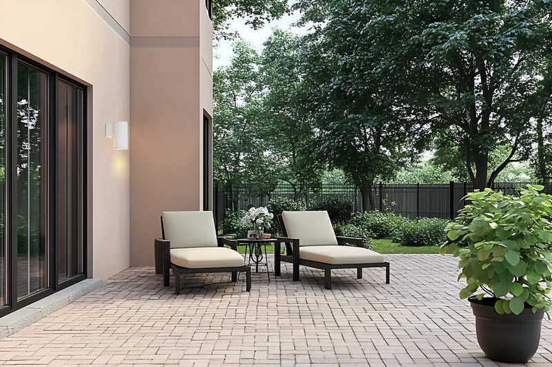 LAMPARA DE PARED EXTERIOR DECORATIVA 1XE27-75W PAR30 100-240V 50-60HZ GRADO DE PROTECCION IP54