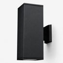 Lámpara De Pared Exterior Decorativa Iluminación Up&Down 2Xe27-75W- Par30 Acabado Black/ Die Cast Aluminium.