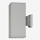 Lámpara De Pared Exterior Decorativa Iluminación Up&Down 2Xe27-75W- Par30 Acabado Gray/ Die Cast Aluminium.