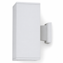 Lámpara De Pared Exterior Decorativa Iluminación Up&Down 2Xe27-75W- Par30 Acabado White/ Die Cast Aluminium.