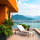 LÁMPARA DE PARED EXTERIOR DECORATIVA ILUMINACION UP&DOWN 2XE27- 100W - PAR38, 100-240V, 50-60HZ , GRADO DE PROTECCION IP54, ACABADO BRONCE.