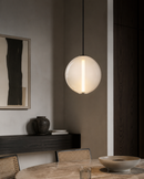 Lámpara Techo Colgante Decorativa LED 10W Acabado Brass + vidrio Claro.