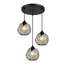 Lámpara Colgante Decorativa 3Xe27-40W, Acabado Black.