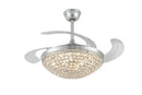 Abanico De Techo 42'' Retractil Con Luz Led 35W Control Remoto Bluetooth.