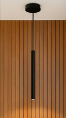 Lámpara Colgante Decorativa Con Luz Led 5W Acabado Negro.