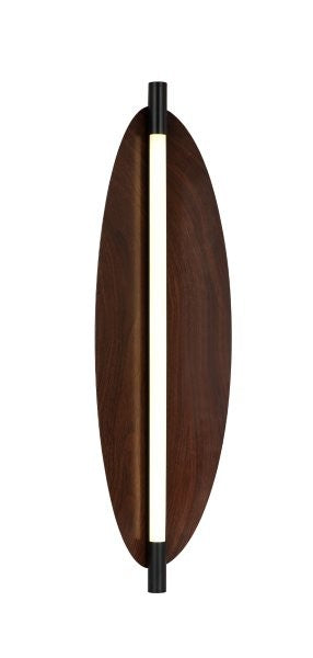 LÁMPARA DE PARED DECORATIVA CON LUZ LED 10W ACABADO BLACK WOOD/ METAL ACRÍLICO