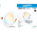 Panel Led Empotrable 18W, Dimeable, Acabado Blanco.