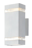 Lámpara de pared exterior decorativa 2xgu10 -50w con iluminacion arriba y abajo 110-240V.