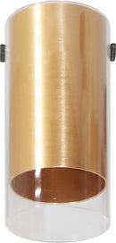 LAMPARA DE TECHO DECORATIVA 1XGU10-40W(NO INCLUIDO) ACABADO GOLDEN/ ALUMINIO ACRILICO.