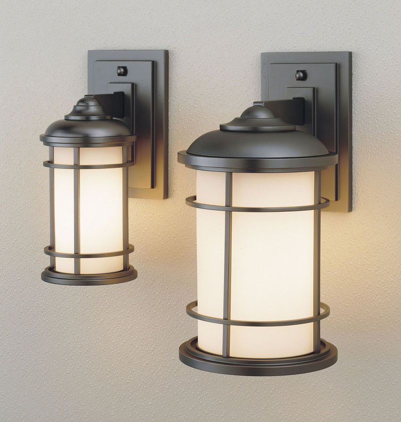 Generation Lighting. - OL2200BB - One Light Outdoor Wall Lantern - Lighthouse - Burnished Bronze