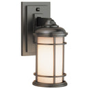 One Light Outdoor Wall Lantern<br /><span style="color:#4AB0CE;">Entrega: 10-11 semanas en USA</span><br /><span style="color:#4AB0CE;font-size:60%;">PREGUNTE POR ENTREGA EN PANAMA</span><br />Collection: Lighthouse<br />Finish: Burnished Bronze