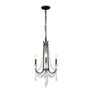 Three Light Chandelier<br /><span style="color:#4AB0CE;">Entrega: 4-10 dias en USA</span><br /><span style="color:#4AB0CE;font-size:60%;">PREGUNTE POR ENTREGA EN PANAMA</span><br />Collection: Barcelona<br />Finish: Onyx