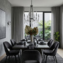 Varaluz - 270C06OX - Six Light Chandelier - Barcelona - Onyx