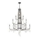 12 Light Chandelier<br /><span style="color:#4AB0CE;">Entrega: 4-10 dias en USA</span><br /><span style="color:#4AB0CE;font-size:60%;">PREGUNTE POR ENTREGA EN PANAMA</span><br />Collection: Barcelona<br />Finish: Onyx