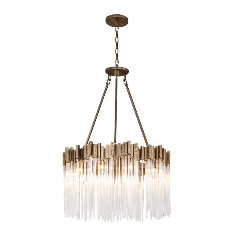 Ten Light Pendant<br /><span style="color:#4AB0CE;">Entrega: 12-13 semanas en USA</span><br /><span style="color:#4AB0CE;font-size:60%;">PREGUNTE POR ENTREGA EN PANAMA</span><br />Collection: Matrix<br />Finish: Havana Gold