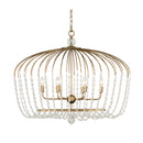 Six Light Pendant<br /><span style="color:#4AB0CE;">Entrega: 4-10 dias en USA</span><br /><span style="color:#4AB0CE;font-size:60%;">PREGUNTE POR ENTREGA EN PANAMA</span><br />Collection: Voliere<br />Finish: Havana Gold