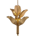 Six Light Chandelier<br /><span style="color:#4AB0CE;">Entrega: 4-10 dias en USA</span><br /><span style="color:#4AB0CE;font-size:60%;">PREGUNTE POR ENTREGA EN PANAMA</span><br />Collection: Banana Leaf<br />Finish: Gold