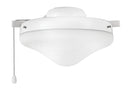 Hinkley - 930007FAW - LED Fan Light Kit - Light Kit Heirloom Glass - Appliance White
