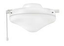 Hinkley - 930007FCW - LED Fan Light Kit - Light Kit Heirloom Glass - Chalk White
