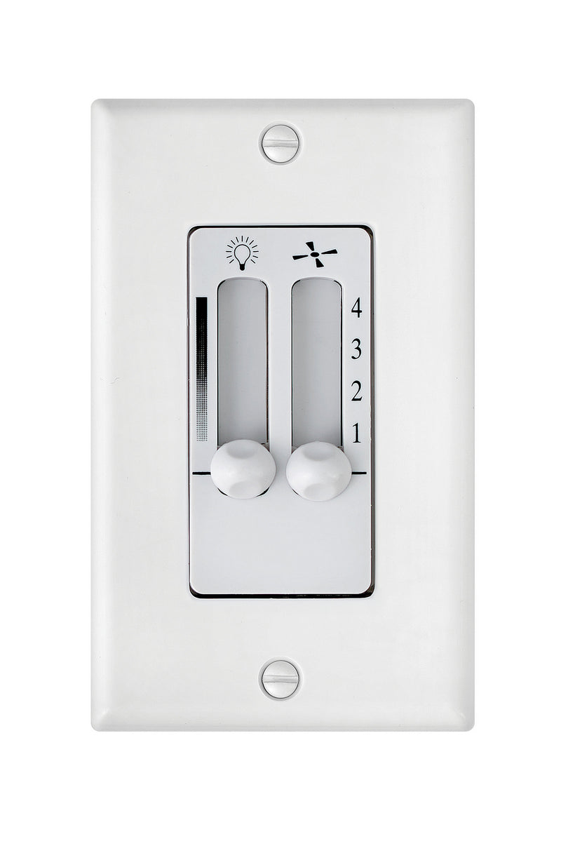 Hinkley - 980008FWH - Wall Contol - Wall Control 4spd Dual Slide - White