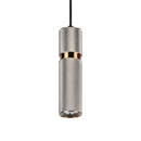 Avenue Lighting - HF1072-LGB - LED Pendant - Cicada - Knurled Light Grey With Brass