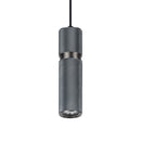 Avenue Lighting - HF1073-LDG - LED Pendant - Cicada - Knurled Dark Grey w/Pewter