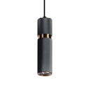 Avenue Lighting - HF1074-DGY - LED Pendant - Cicada - Knurled Dark Grey w/Brass