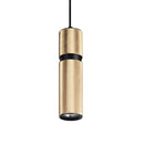 Avenue Lighting - HF1075-BBK - LED Pendant - Cicada - Knurled Brass w/Black