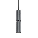 Avenue Lighting - HF1078-DGY - LED Pendant - Cicada - Knurled Dark Grey w/Black