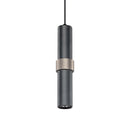 Avenue Lighting - HF1080-LDG - LED Pendant - Cicada - Dark Grey With Knurled Light Grey