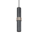 Avenue Lighting - HF1080-LDG - LED Pendant - Cicada - Dark Grey w/Knurled Light Grey