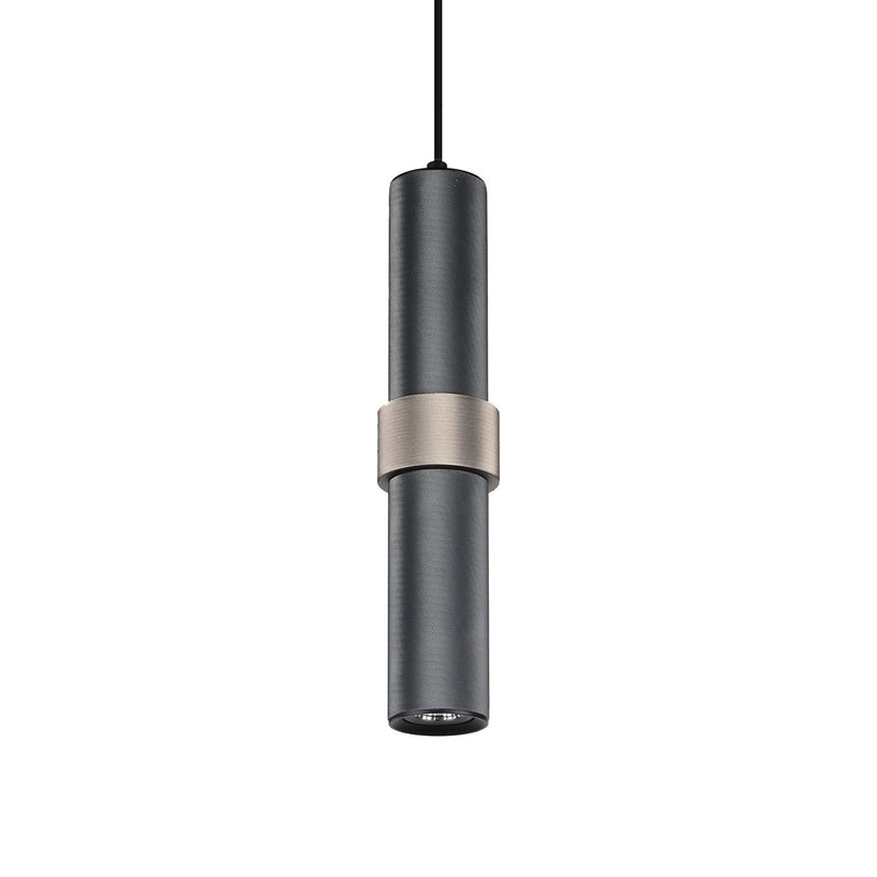 Avenue Lighting - HF1080-LDG - LED Pendant - Cicada - Dark Grey w/Knurled Light Grey