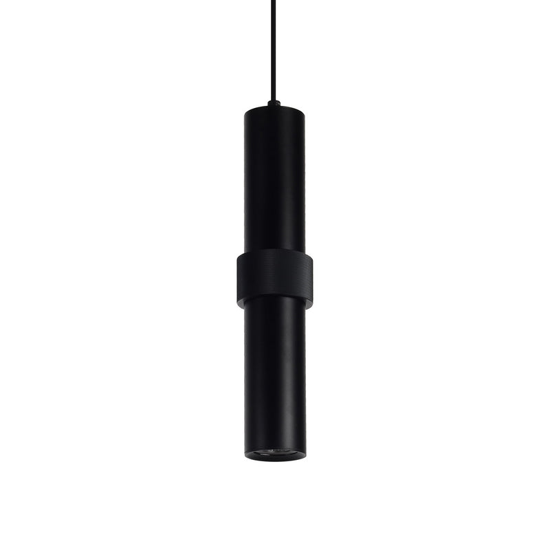 Avenue Lighting - HF1081-BLK - LED Pendant - Cicada - Black w/Knurled Black