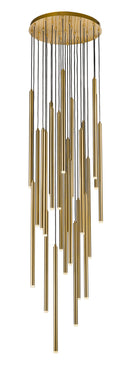Avenue Lighting - HF2800-AB - LED Chandelier - Filmore Ave. - Aged Brass