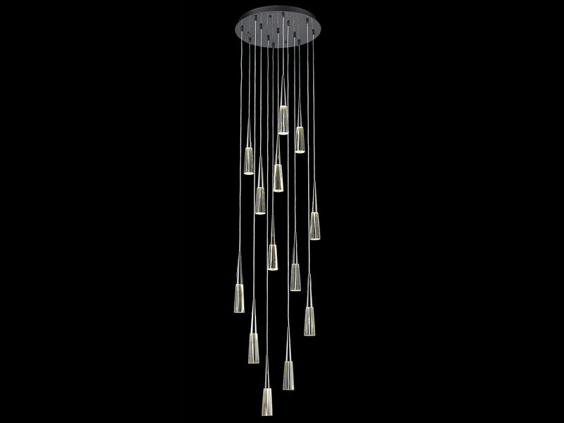 Avenue Lighting - HF7713-GM - 13 Light Pendant - Encino - Gun Metal